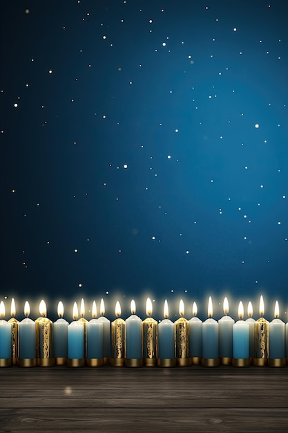 Photo hanukkah background and copy space