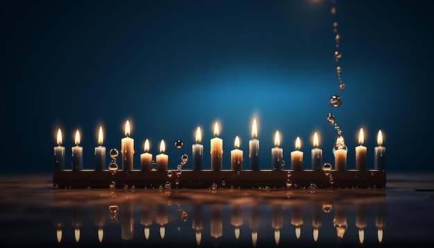 hanukkah creative design illustration