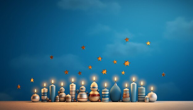 Hanukkah creative design illustration