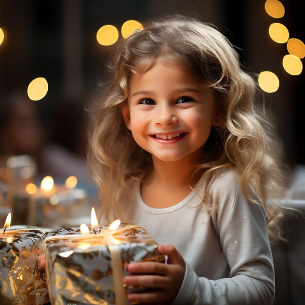 Hanukkah Day Celebrate the Festival of Lights Decorations Menorahs Dreidels and Pictures of Family