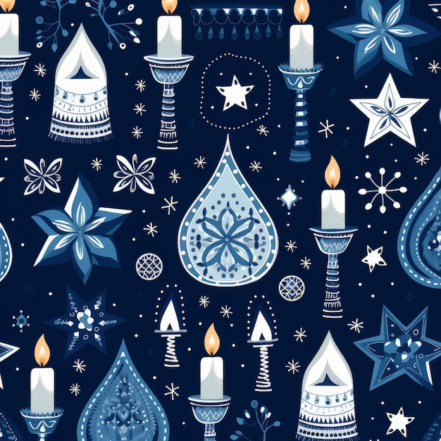 Hanukkah pattern