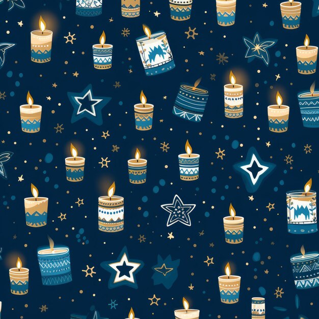 Hanukkah pattern