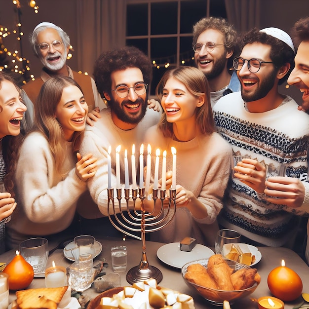 Hanukkah vieringen genieten