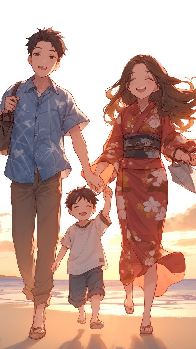 幸せ 家族 互いに愛し合う