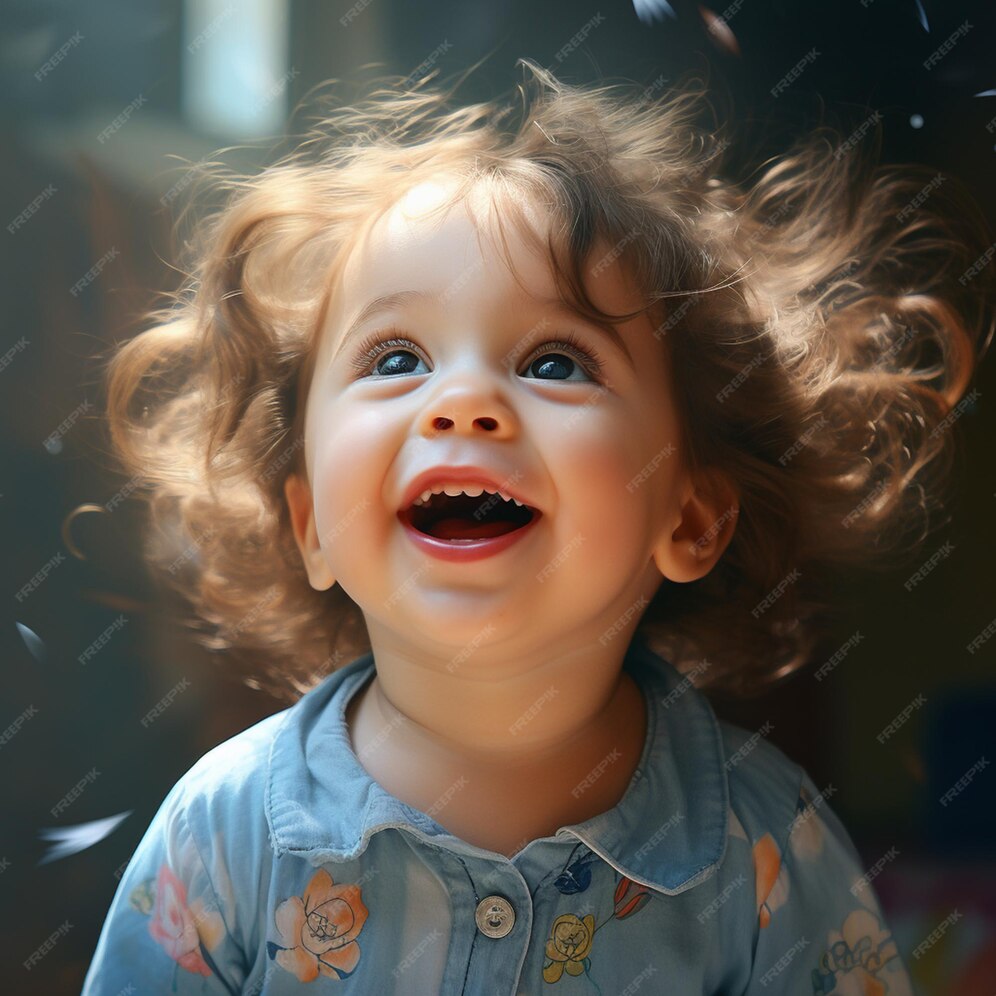 Premium AI Image Happy 3 Year Old Child premium-ai-image-happy-3-year-old-child