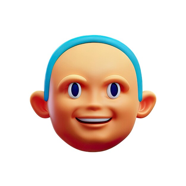 Photo happy 3d character