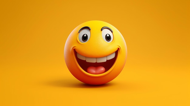 Happy 3d emoji faces