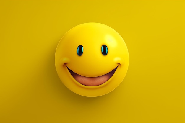 Happy 3d emoji faces