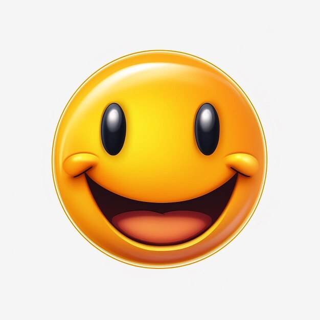 Photo happy 3d emoji faces