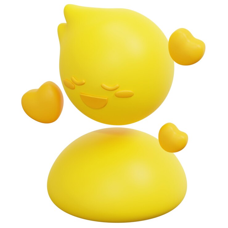 Photo 행복 3d 렌더링 아이콘 그림