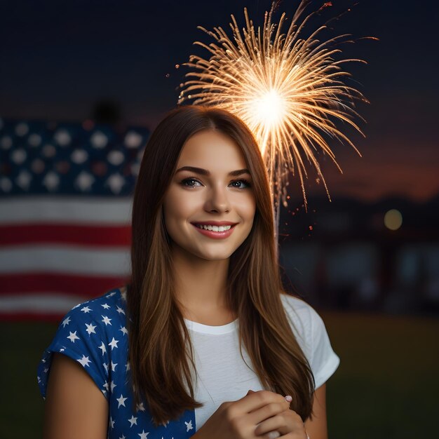 happy 4th of july lashes