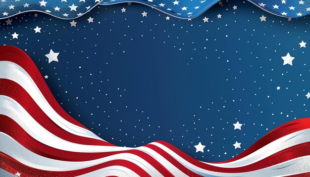 Photo happy 4th july usa independence day stock vector