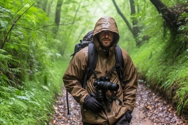 A happy active man enjoying an outdoor sports lifestyle with optimism and passion for life