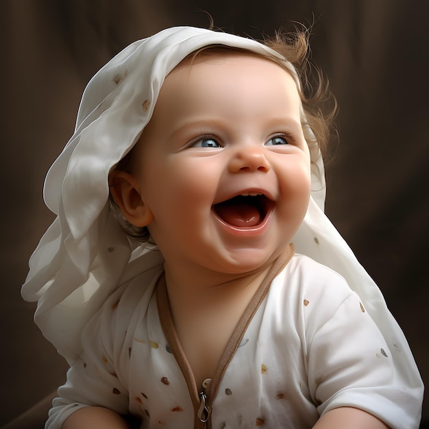 Happy baby photo