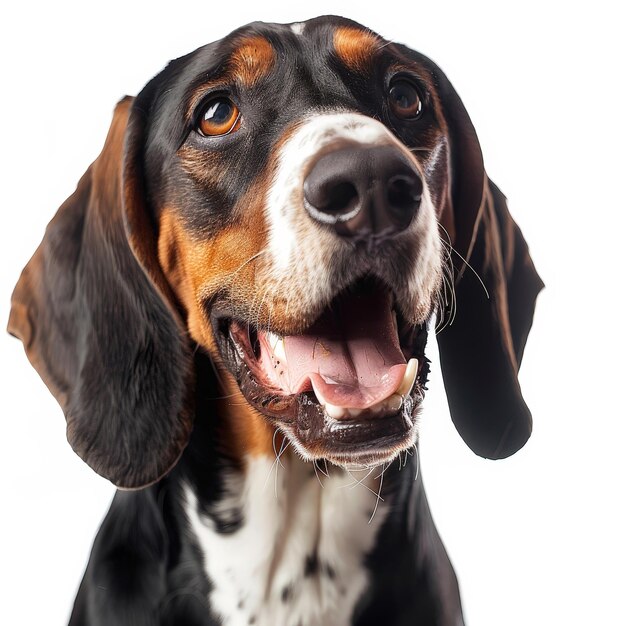 Happy Basset Hound with Expressive Eyes and Smile