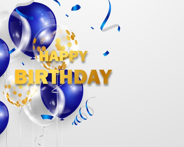 Happy Birthday banner Kleurrijke achtergrond van de viering