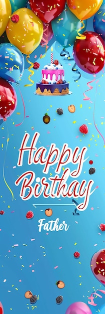 Happy Birthday Brother Greeting Card Vector