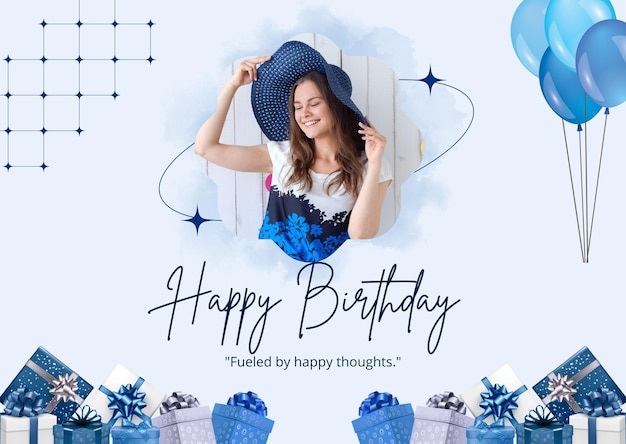 happy birthday card.