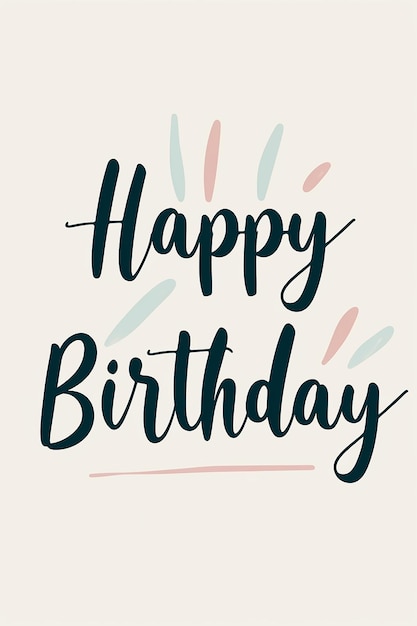 Happy birthday card