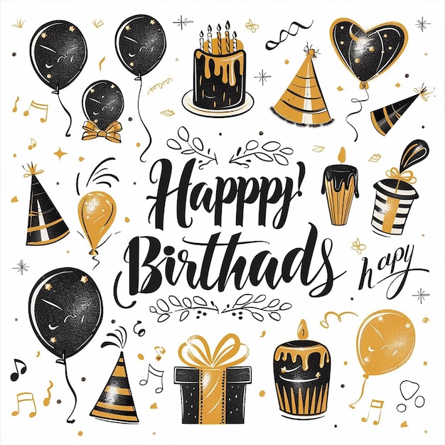 Happy Birthday Celebrating Lifes Milestones with Balloons