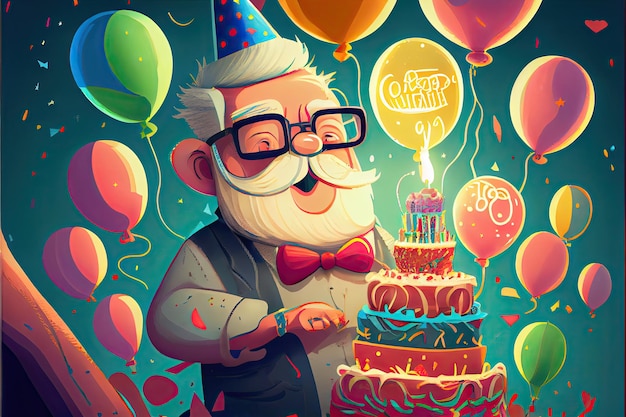 Premium AI Image | Happy Birthday Celebration