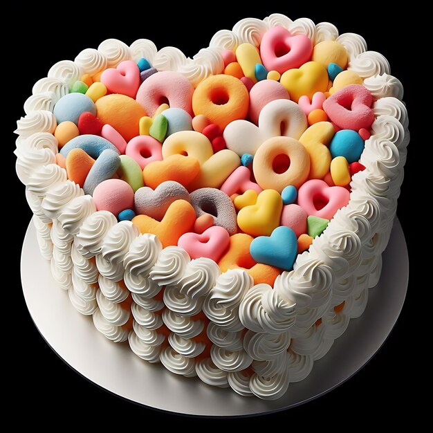 happy birthday decorative cake generative by ai