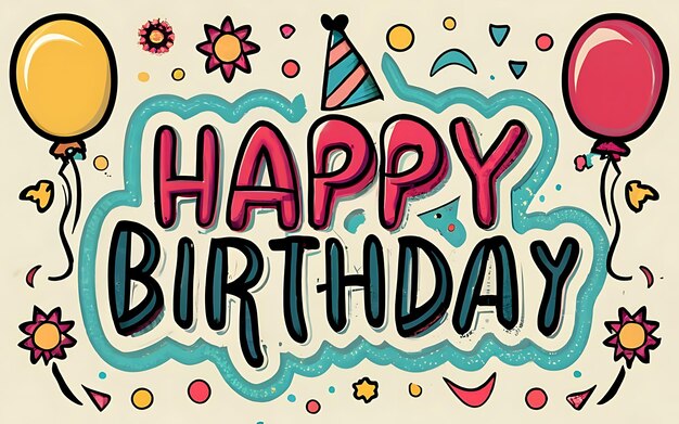 Photo happy birthday design clip art