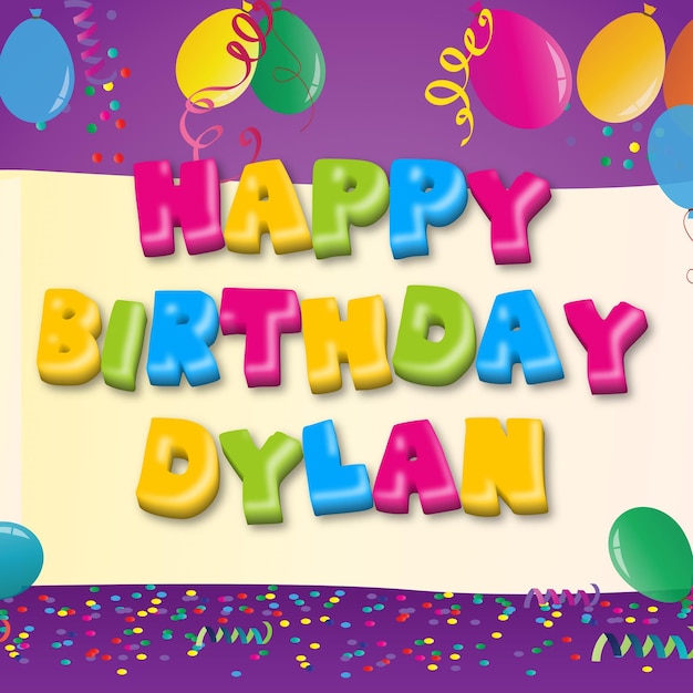 happy 4th birthday dylan