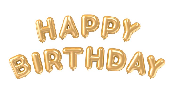 Photo happy birthday 호일 풍선 문구