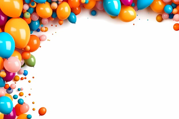 Счастливого дня рождения Изображения воздушных шаров с конфетами