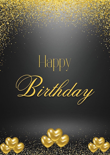Happy Birthday Poster Design Template