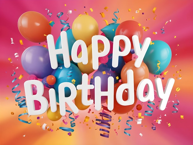 happy birthday poster