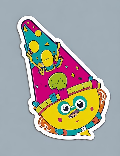 Photo happy birthday smart sticker