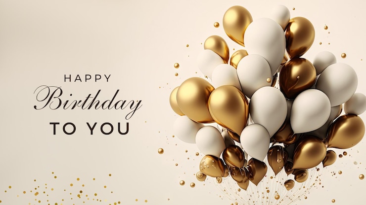 Photo happy birthday template