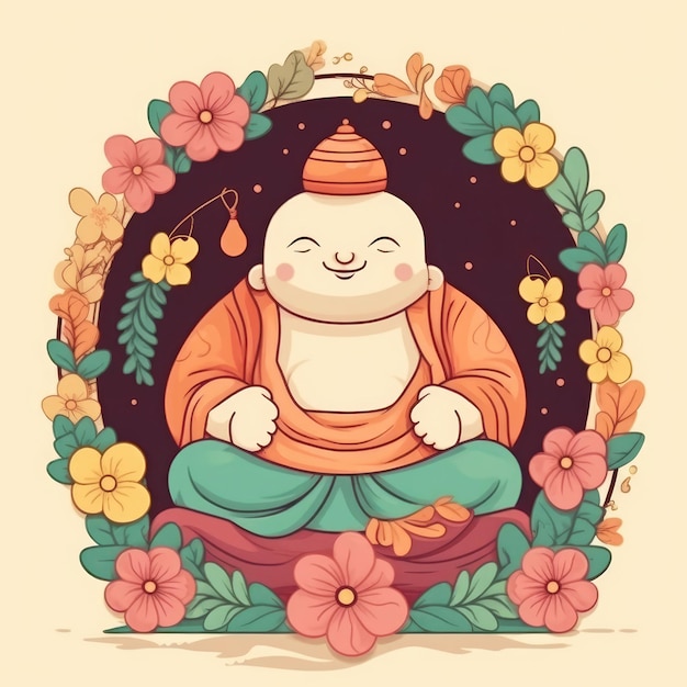 Happy buddha generative ai