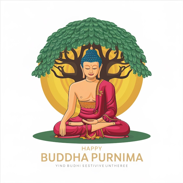 Happy Buddha Purnima VesakBuddhist festival