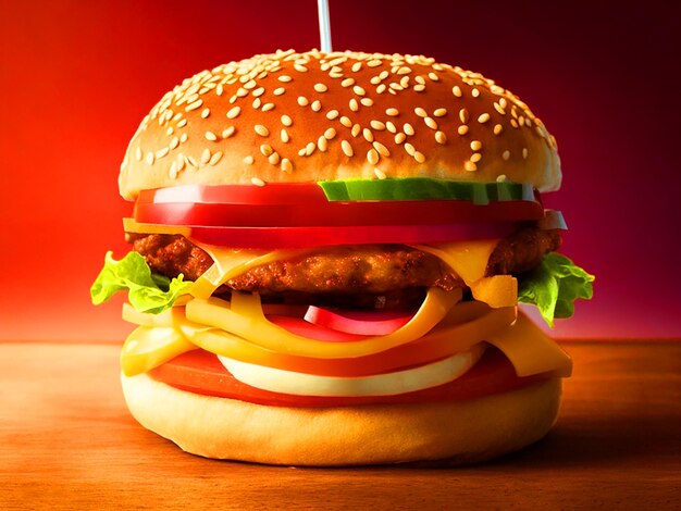 A happy burger with a face free image