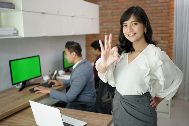 Happy business partners portrait