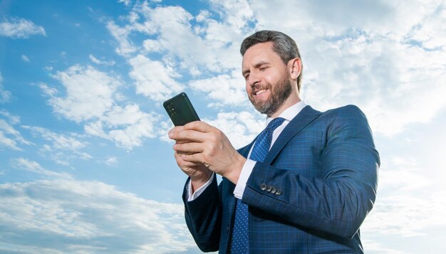 ハッピービジネスマン型電話メッセージ アウトドアビジネスマン型電話メッセージ