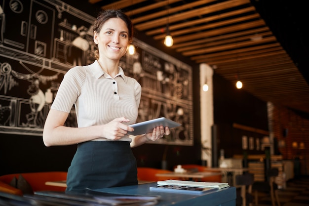 Happy businesswoman