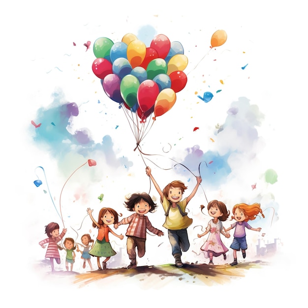 happy children's day for international children celebration