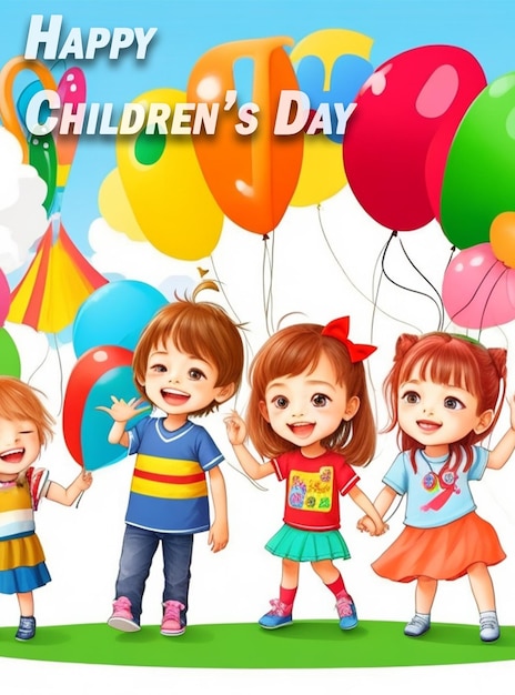 Happy Children's Day Poster