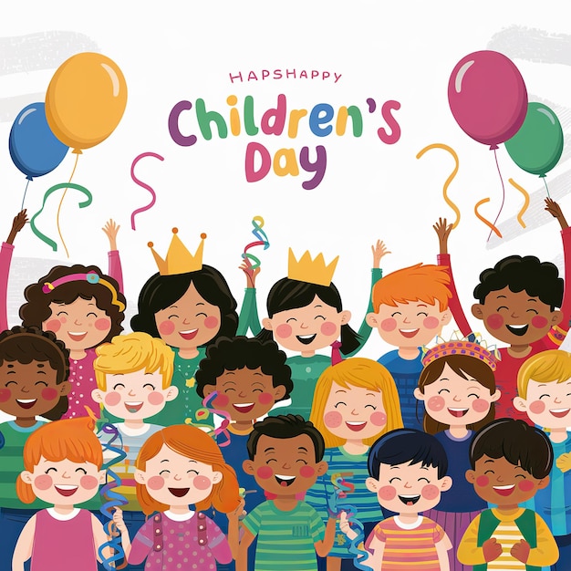 Happy Childrens Day Generative ai