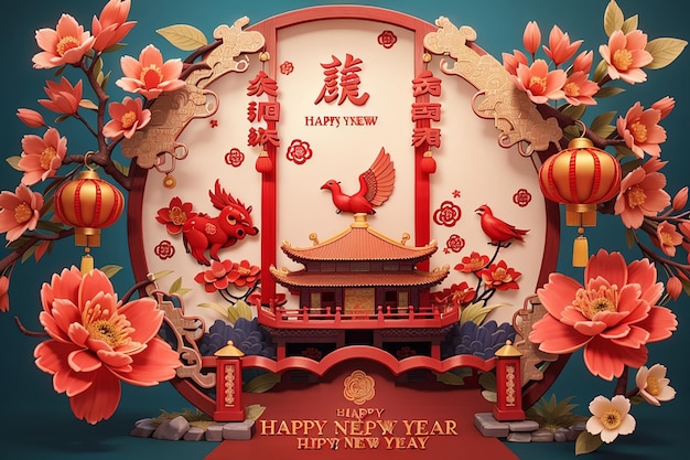 中国の新年おめでとう