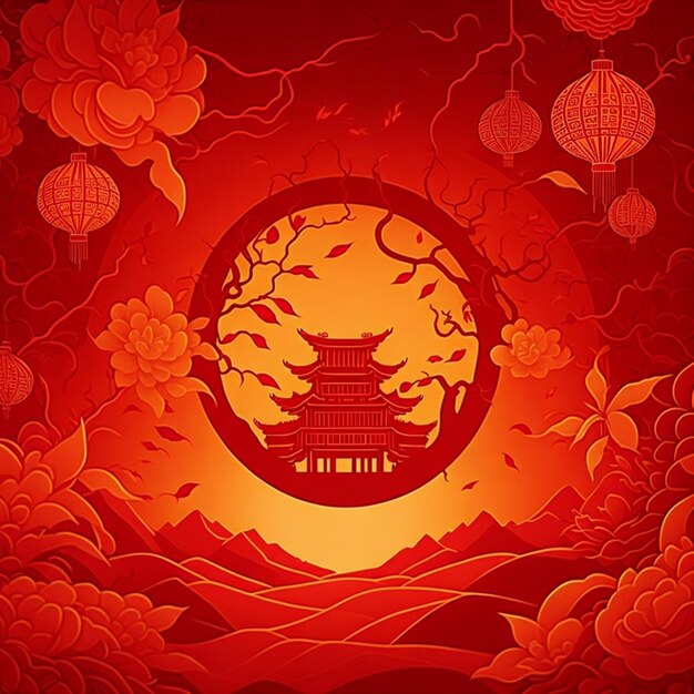 Happy chinese new year background