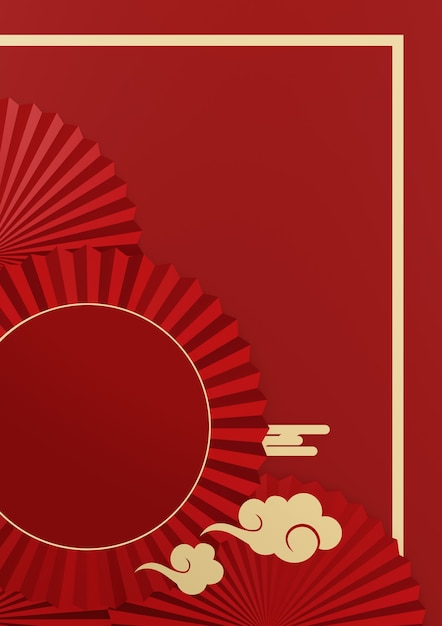 Photo happy chinese new year banner design.