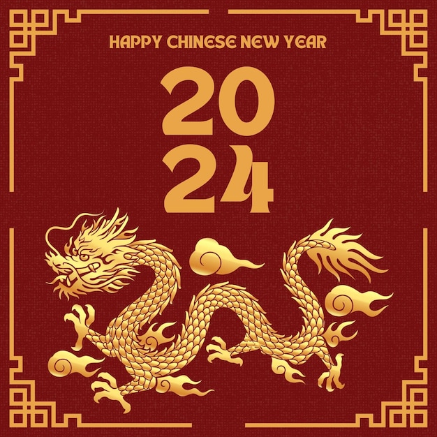 Photo happy chinese new year banner design