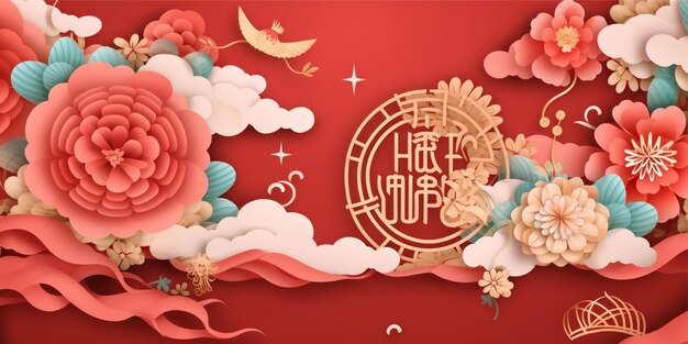 写真 中国の新年おめでとう