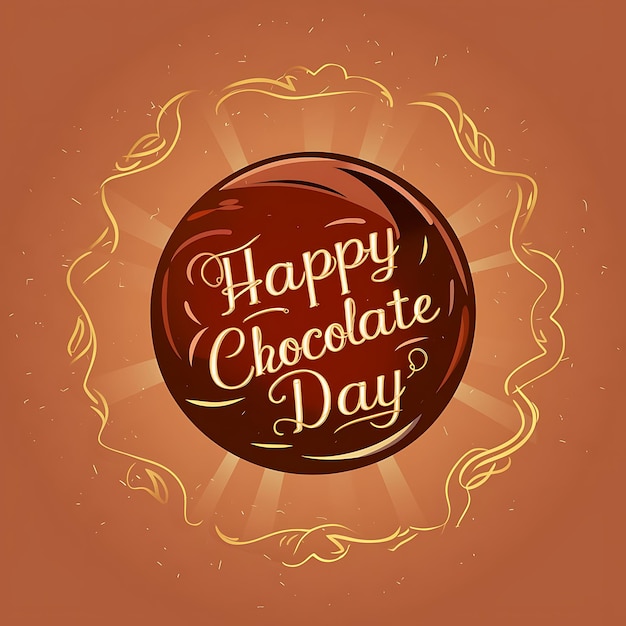 Photo happy chocolate day