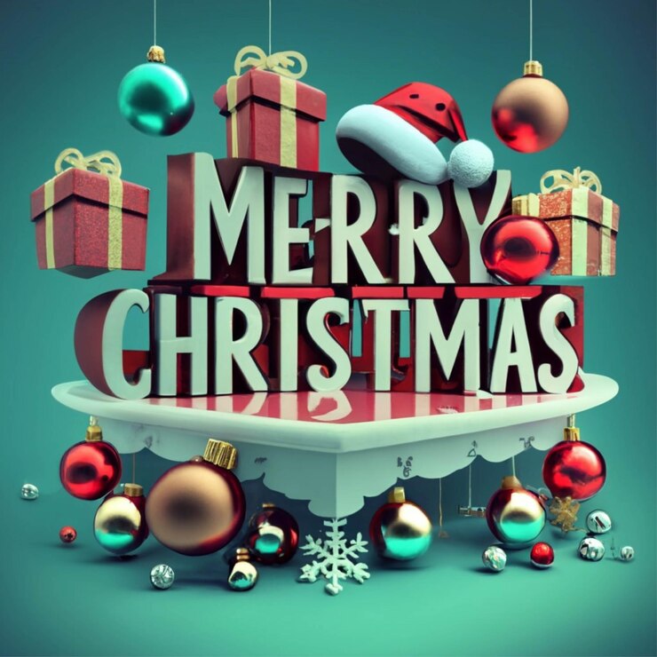 Premium AI Image Happy Christmas Day 2024